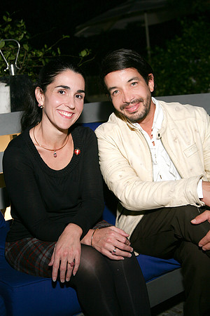 Sarah Paz and Designer Antonio Cabrera