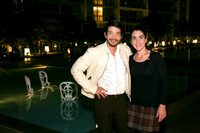 Sarah Paz and Designer Antonio Cabrera