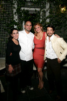 Sarah Paz, EOS Chef Michael Psilakis, Restaurateur Donatella Arpaia and Designer Antonio Cabrera