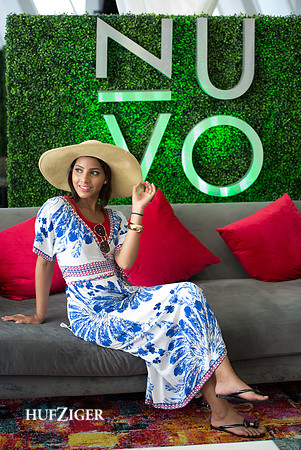 Young Woman in Lobby